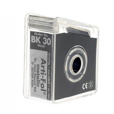 Bausch Arti-Fol Metallic 12μ (Black), Single Side, Width 22mm, Length 20m