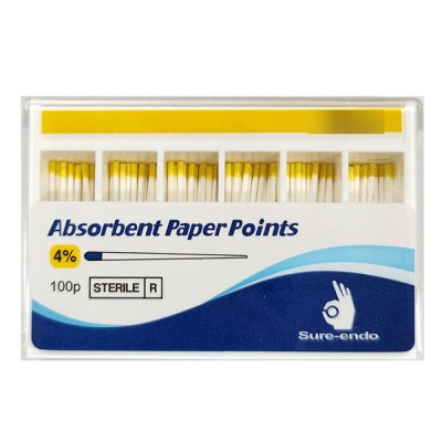 Sure-Endo Paper Points Assorted 20-45/.04