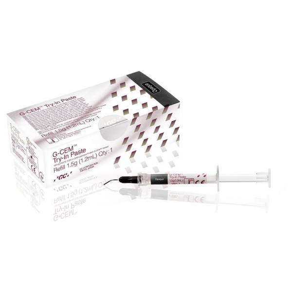 GC G-CEM Try-in Paste, Translucent, Syringe 1.5g/1.2ml