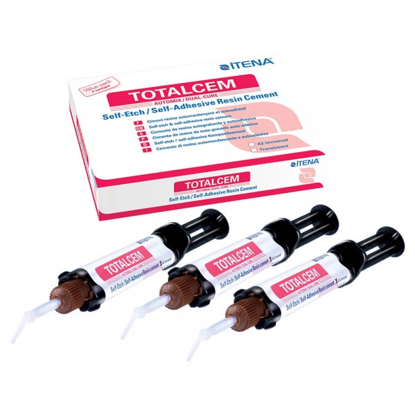 Totalcem, Transparent Self-Etching Self-Adhesive Cement, Kit