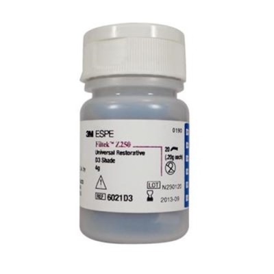 3M Filtek Z250 - Universal Composite - Shade D3 - 0.2g Capsule  20-Pack
