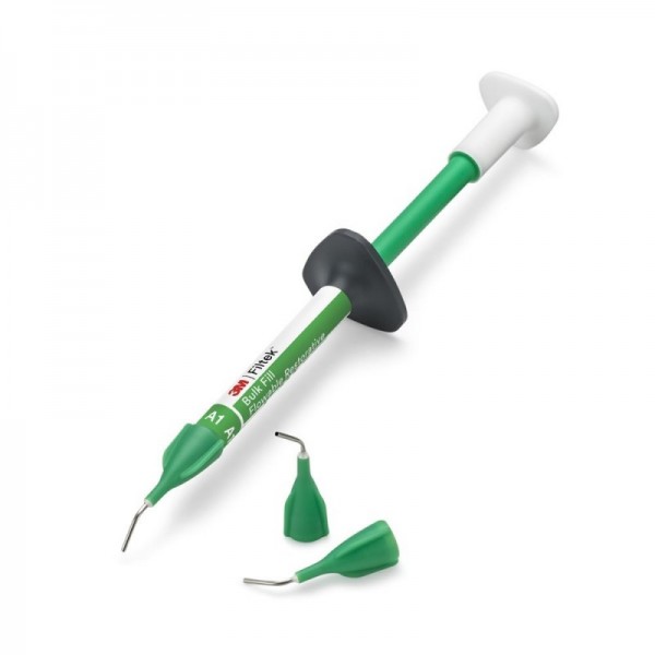 3M Filtek Bulk Fill Flowable Composite - Shade A1 - 2g Syringe  2-Pack