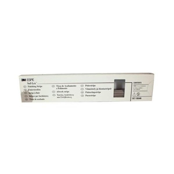3M Soflex Finishing Strip - Centre Gapped - Coarse/Medium  1ntre Gapped - Coarse/Medium  100-Pack 00-Pack