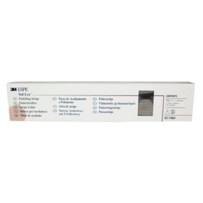 3M Soflex Finishing Strip - Centre Gapped - Coarse/Medium  1ntre Gapped - Coarse/Medium  150-Pack 50-Pack