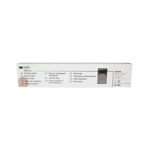 3M Soflex Finishing Strip - Centre Gapped - Coarse/Medium  1ntre Gapped - Coarse/Medium  150-Pack 50-Pack