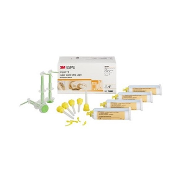 3M Imprint 4 - Garant - Super Quick UltraLight - 50ml Cartridge  4-Pack and 5 tips and Syringes