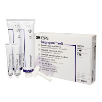 3M Impregum Soft - Heavy Body - 120ml Base and 15ml Catalyst  2-Pack of each