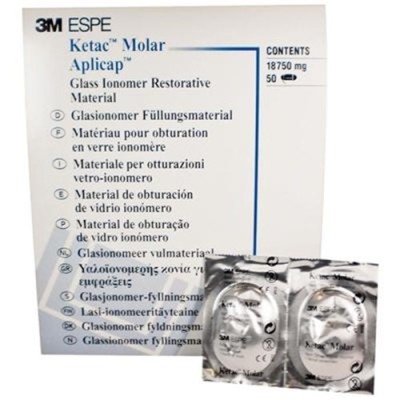 3M Ketac Molar - Quick - Glass Ionomer Restorative - Shade A1 - Applicap  50-Pack