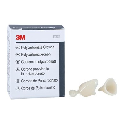 3M™ Polycarbonate Crowns Temporary Crowns for Anteriors and Bicuspid Refill P-68
