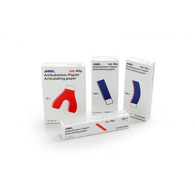 Hanel Articulating Paper, 80μm Blue/Red, Book/144