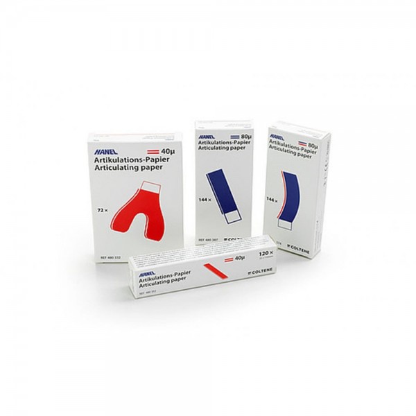 Hanel Articulating Paper, 80μm Blue/Red, Book/144
