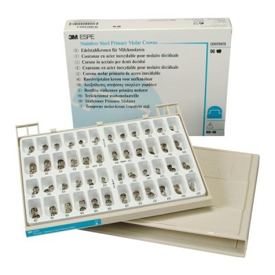 3M™ Crowns Size Assorted Primary Molar Set 96/Bx