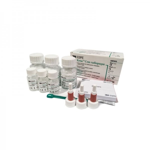 3M™ Ketac™ Cem radiopaque Glass Ionomer Luting Cement Triple Pack 37230