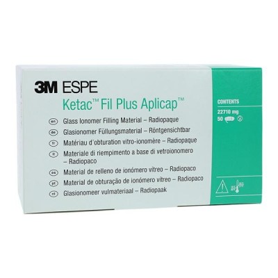 3M Ketac Fil Plus Glass Ionomer Composite Aplicap Capsule  Refill 50/Bx