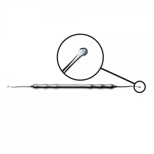 Slide Packer, Thin, Circular, Non-Serrated Instrument, Small