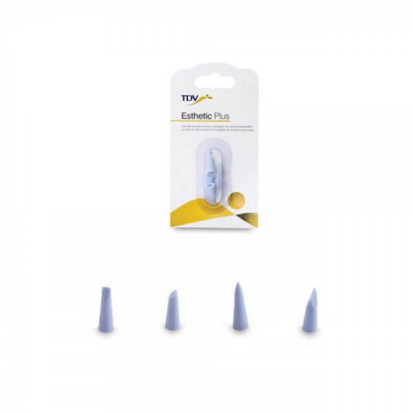 Esthetic Plus Refill, 4 Hard Brush Tips