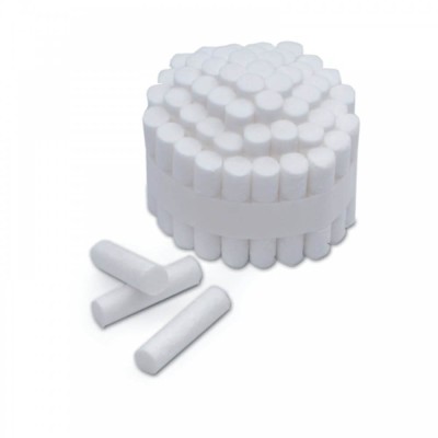 Cotton Rolls 1.0 x 3.8 cm, Box/2000