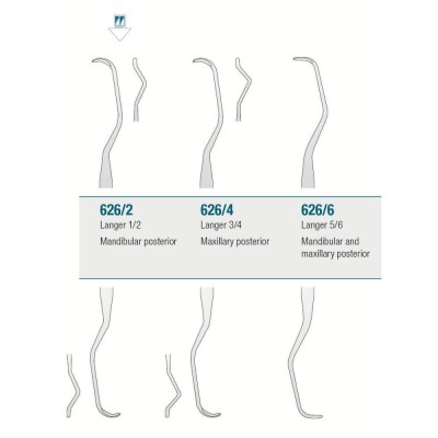 Curette Langer 1/2