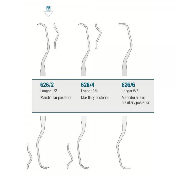 Curette Langer 1/2