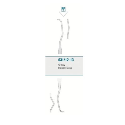 Curettes Gracey Distal 12/13