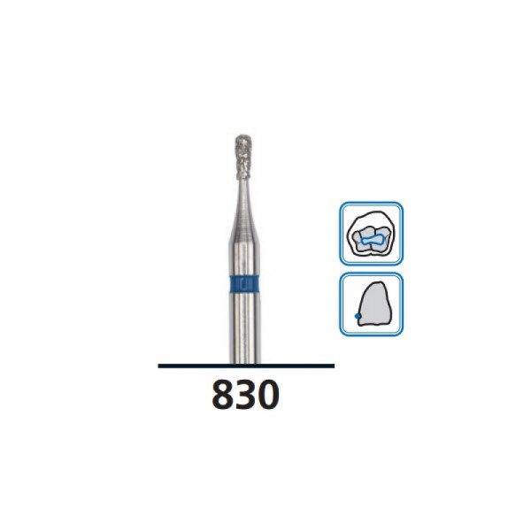 Pear Diamond Burs F830, Fine Grit, FG-014