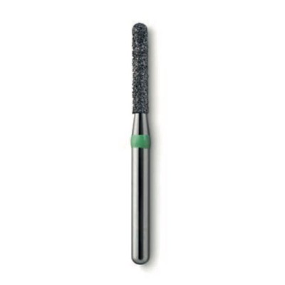 Round-End Cylinder Long Diamond Burs G881 DLC, Coarse Grit, FG-014