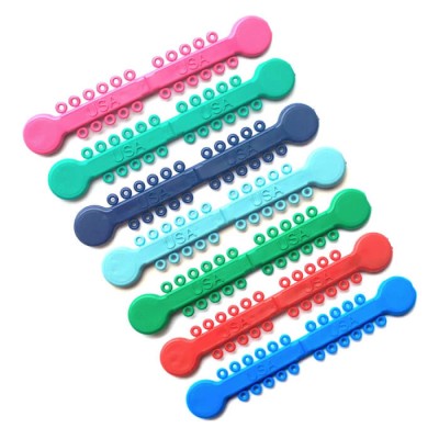 Versa-Tie, Elastomeric Ligature Ties, Deep Sky Blue