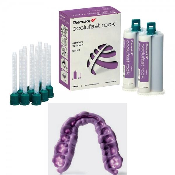 Occlufast Rock, 20 µm Accuracy, Bite Registration, 50ml, PK/2