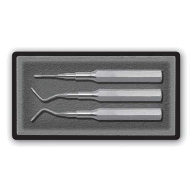 Dental Elevator Set, Heidbrink, 3 Pcs