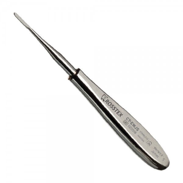 Dental Elevator Warwick James, Straight, 2.2 mm Blade