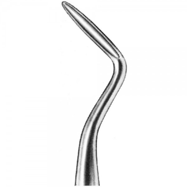 Root Elevator Flohr 3mm Right, Groove Tip