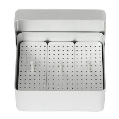 Endodontic Box Aluminum Medium, Silver