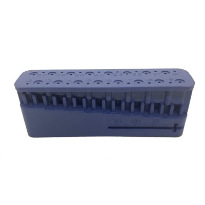 Endodontic Files Holder with Built-In Ruler, Autoclavable