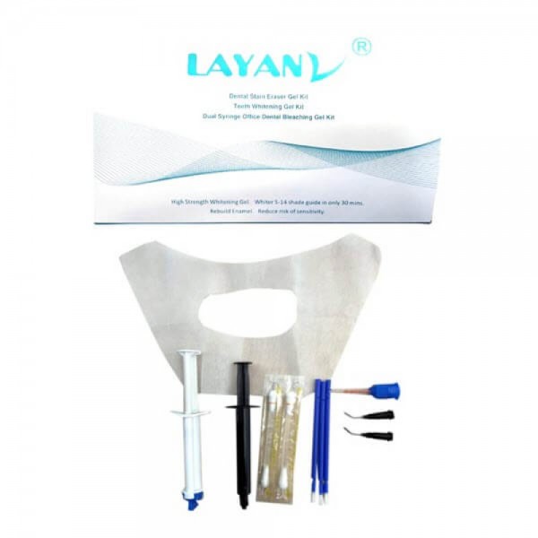 Office Bleaching Material Kit, 35% Hydrogen Proxide, Dual Syringe