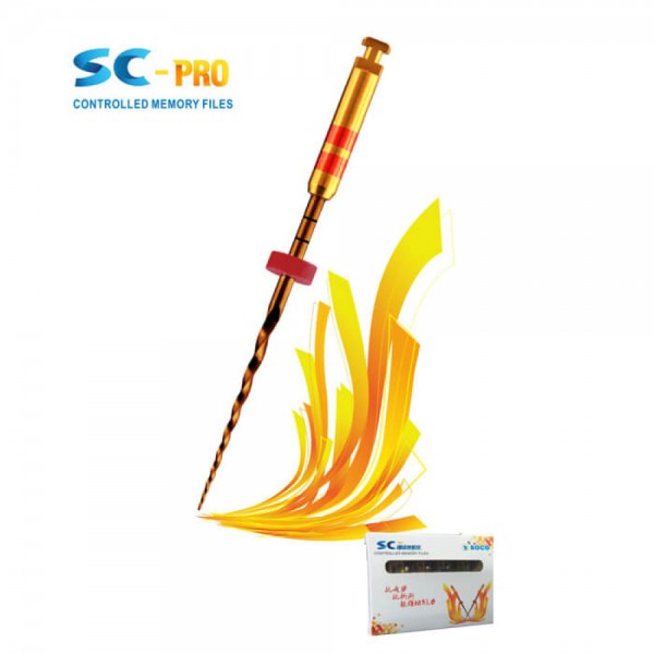 SC-PRO Root Canal Rotary Files, Taper/Size .04/025, 25mm