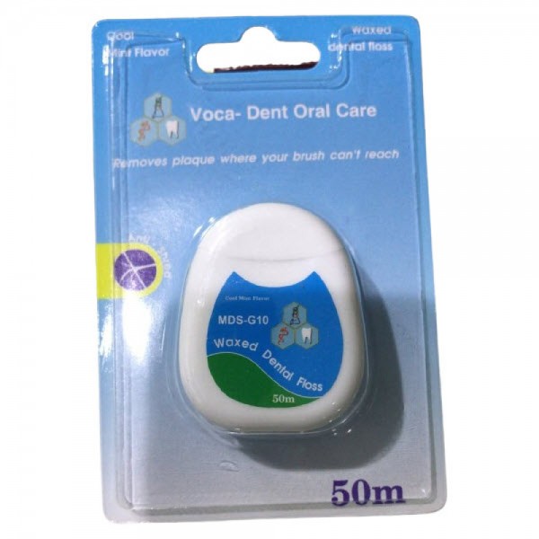 Waxed Dental Floss, 50m