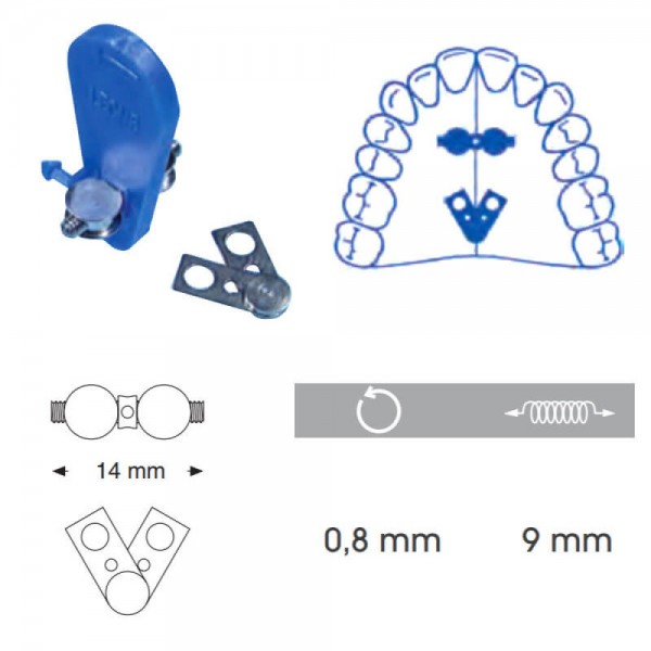 Fan-Type Special Expansion Screw 2 Pieces, 14mm