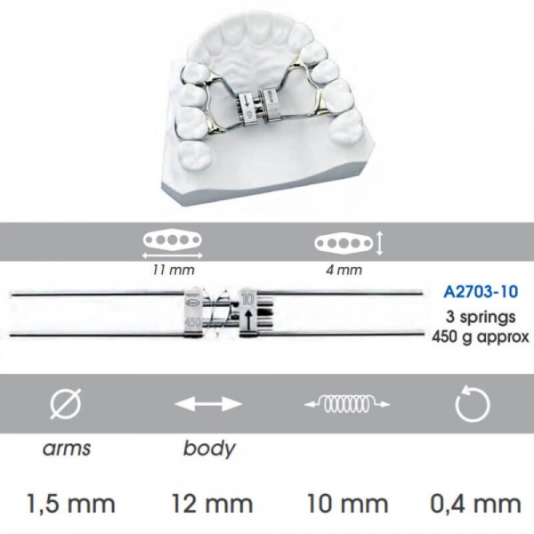 Memoria Spring Leaf Activated Expander, 10mm, 450g
