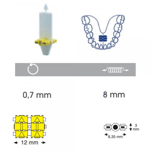 POP Expansion Screw Universal, 8mm