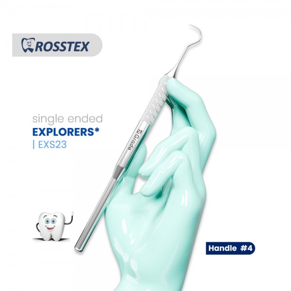 Dental Explorer 23, Handle No. 4, Single Ended