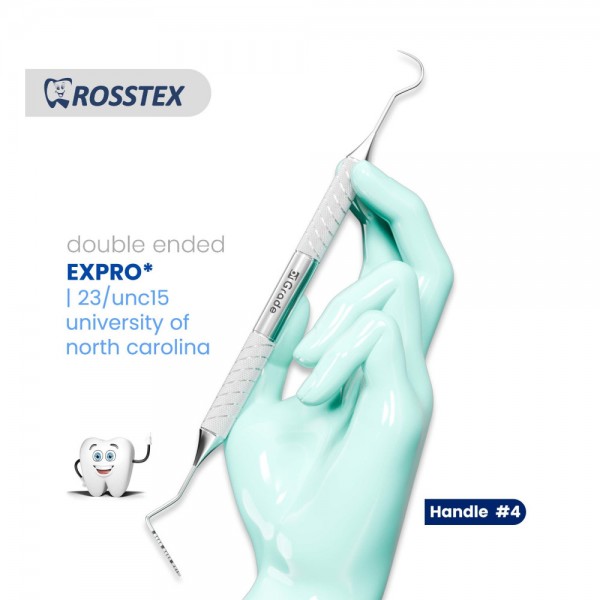 Dental Explorer 23/UNC15, Handle No. 4, Double Ended