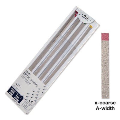 GC METAL STRIPS, Red Mesh (Rough Preparation), No. 200, PK/12