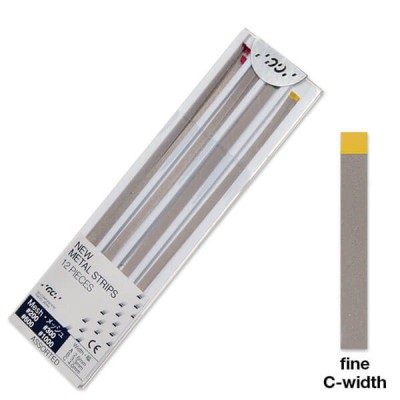GC METAL STRIPS, Yellow Mesh (Polishing), No. 1000, PK/12