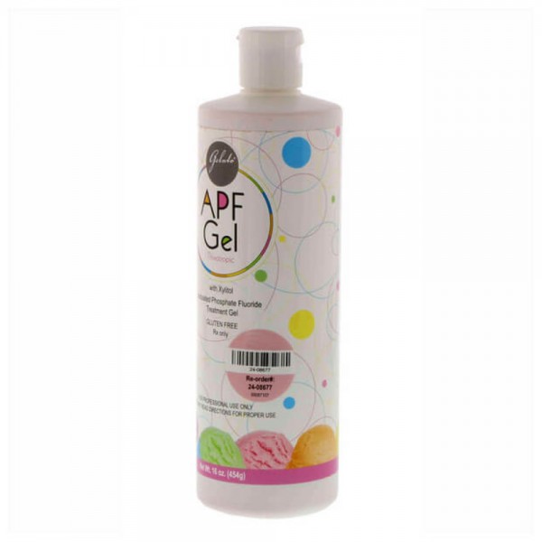 Gelato, APF Fluoride Gel, Strawberry Bottle