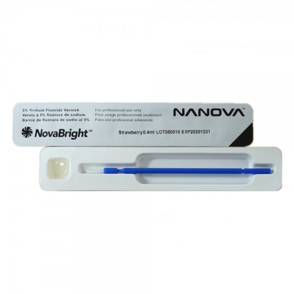 NovaBright Fast Release Fluoride Varnish 5% Sodium, PK/10 Single Dose