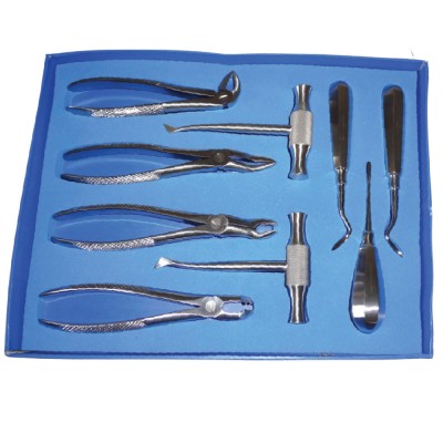 Dental Extraction & Oral Surgery Set No. 1, 9 Pcs