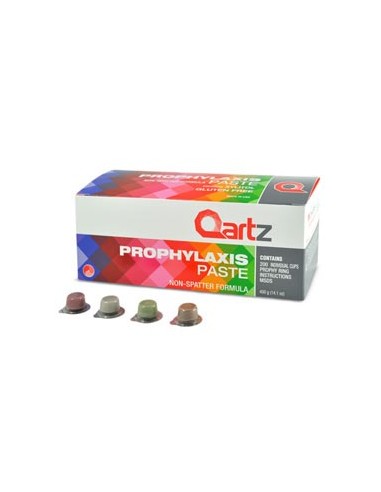 Qartz Coarse Assorted Prophy Paste with Fluoride 200/Bx. Prophy Non-drying, splatter-free paste