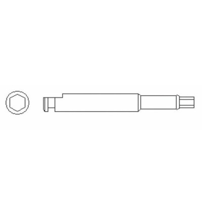 Biomet 3i, Hexagonal Screw Driver Tip 1.20 (25mm) with Handle