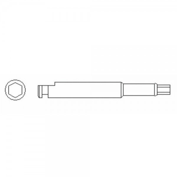 Biomet 3i, Hexagonal Screw Driver Tip 1.20 (25mm) with Handle