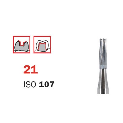 Carbide Bur, FG 008, Cylinder ISO No. 107